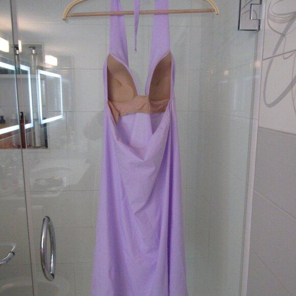 LISE CHARMEL Lavender Purple Halter Beach Dress---Medium. NWT's - Picture 4 of 9